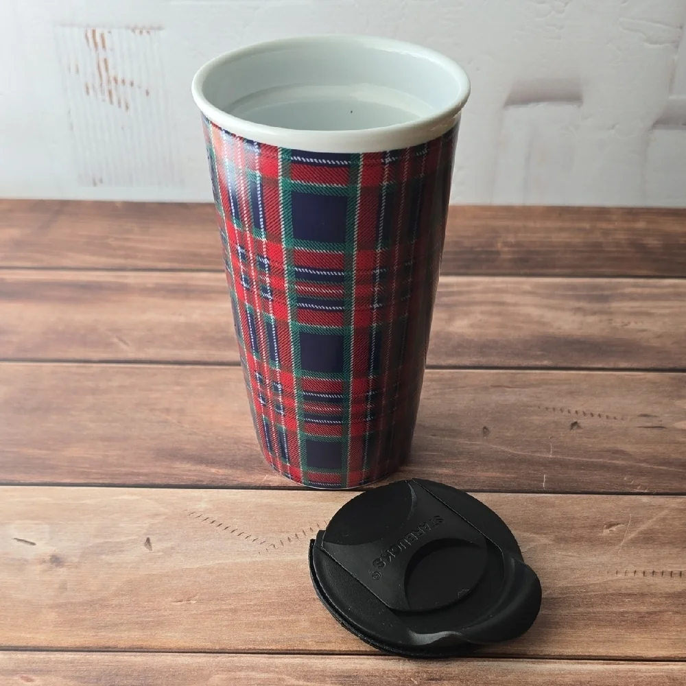 Starbucks stylish plaid